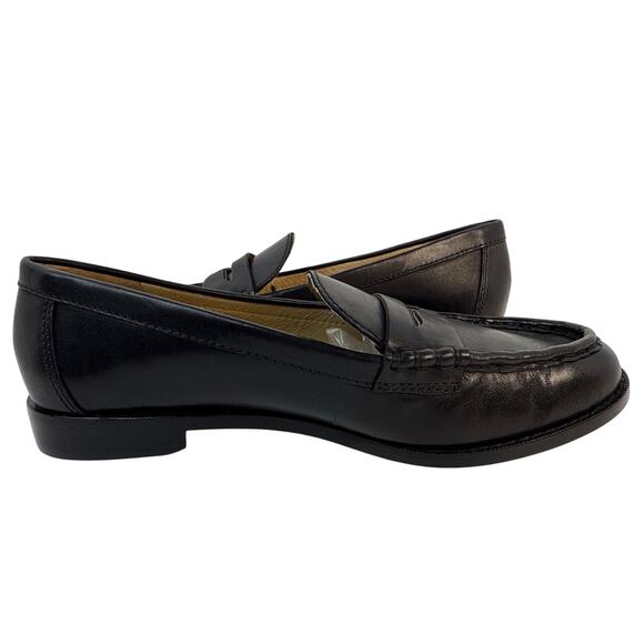 LAUREN by Ralph Lauren Wynnie Women's 6B Black Leather Loafer Slip on - Picture 7 of 12